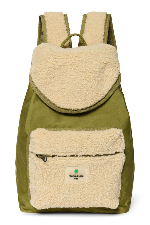 Cotton Midi Backpack | Green