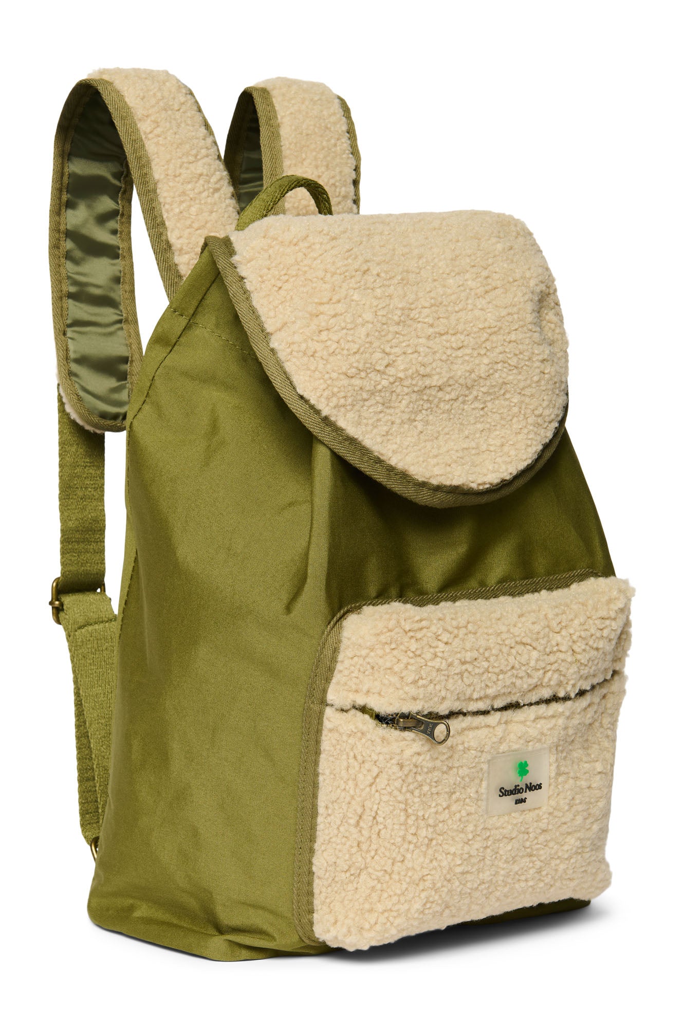 Cotton Midi Backpack | Green