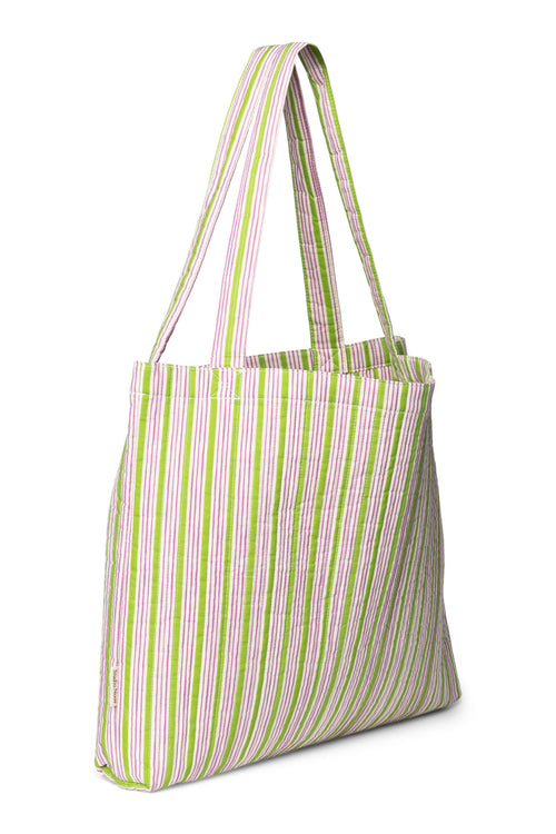 Serenity Cotton Striped Mom Bag