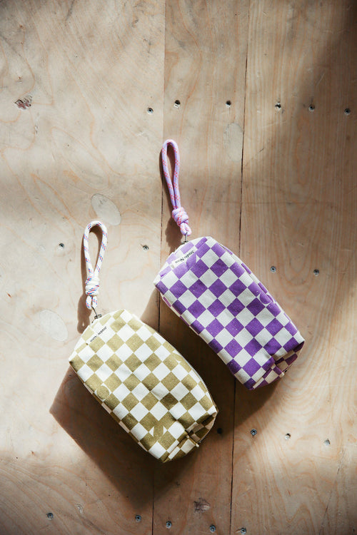 Hay Checkerboard Pouch