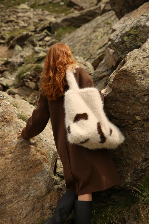 Faux Fur Mom Bag | Holy Cow