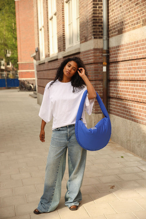 Matelassé Sac À Bandoulière | Bleu