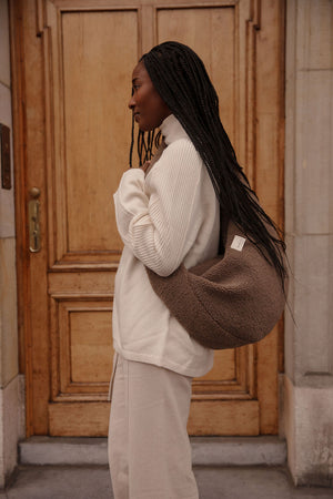 Teddy Cross Body Bag | Brown