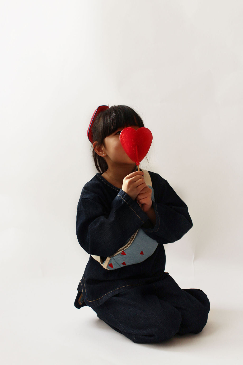 Denim Mini Sac Banane | Bleu Hearts
