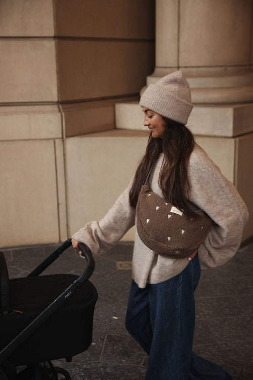 Brown Teddy Hearts Adult Fanny Pack