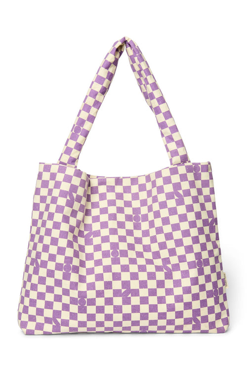 Violette Checkerboard Mom Bag