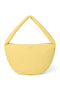 Textured Puffy Cross Body Bag | Butter Yellow