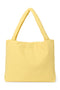 Textured Puffy Mom Bag | Butter Yellow