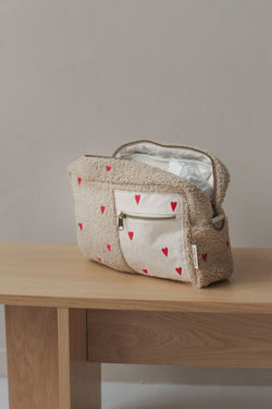 Teddy Stroller Organizer | Ecru Hearts