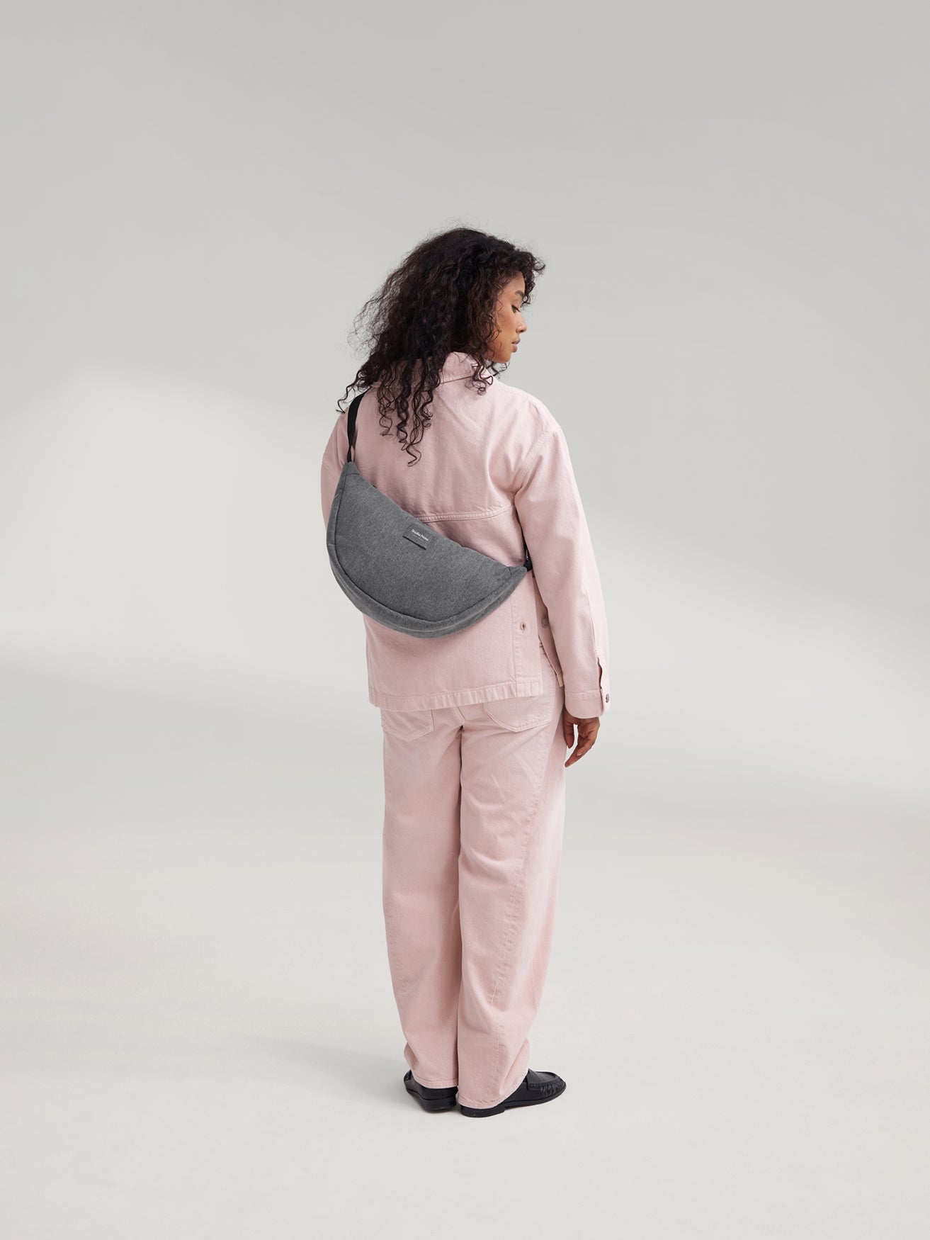 Denim Adult-Gürteltasche | Graue