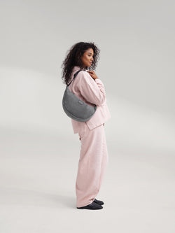 Denim Adult-Gürteltasche | Graue