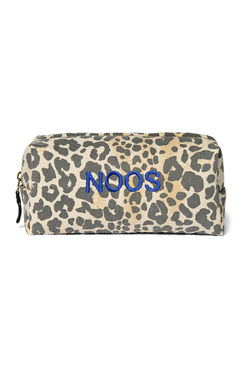 Soft Cotton Leopard Pouch