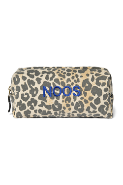 Soft Cotton Leopard Pouch