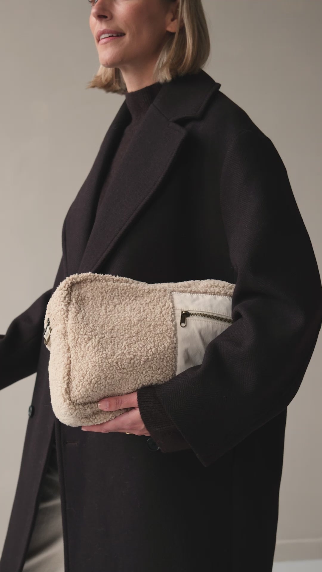 Cotton Stroller Organizer | Brown Leopard